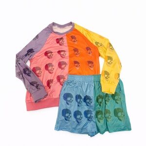 Colorblock Skull Set Medium